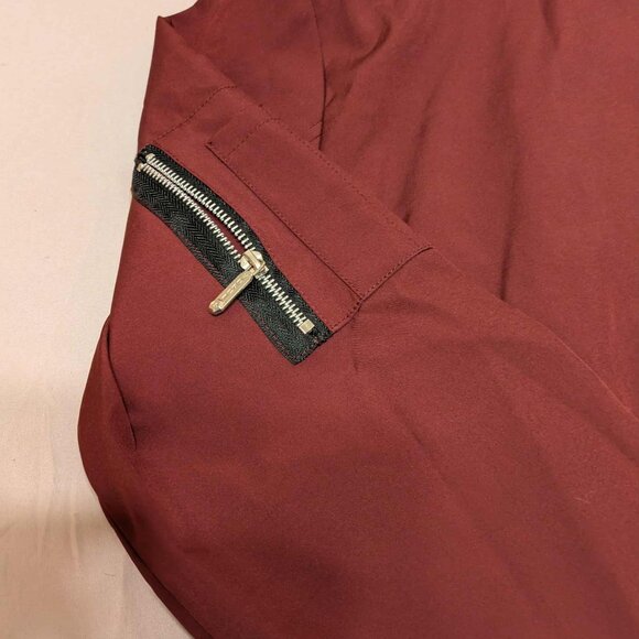 Vogue Fashion Lightweight Bomber Jacket Mens Large Full Front Zipper Stylish - Picture 14 of 14